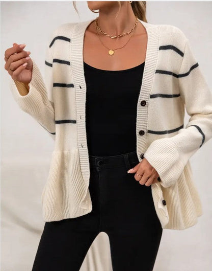Striped Ribbed Cardigan Shop Style & More | Fresh Looks, Everyday Deals & Free Shipping