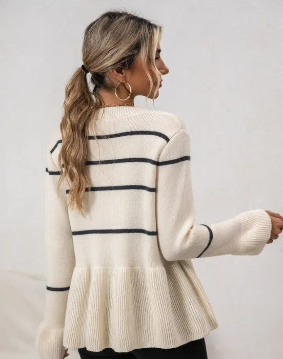 Striped Ribbed Cardigan Shop Style & More | Fresh Looks, Everyday Deals & Free Shipping