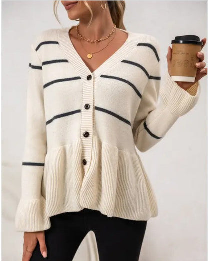Striped Ribbed Cardigan Shop Style & More | Fresh Looks, Everyday Deals & Free Shipping