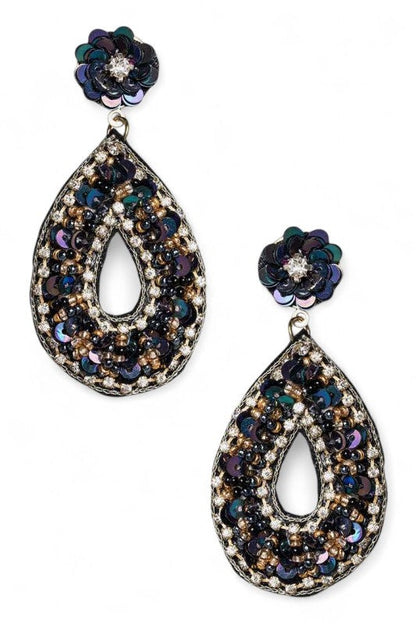 Beaded Sequins Iconic Earrings Shop Style & More | Fresh Looks, Everyday Deals & Free Shipping