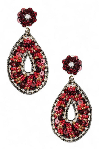 Beaded Sequins Iconic Earrings Shop Style & More | Fresh Looks, Everyday Deals & Free Shipping