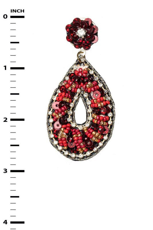 Beaded Sequins Iconic Earrings Shop Style & More | Fresh Looks, Everyday Deals & Free Shipping