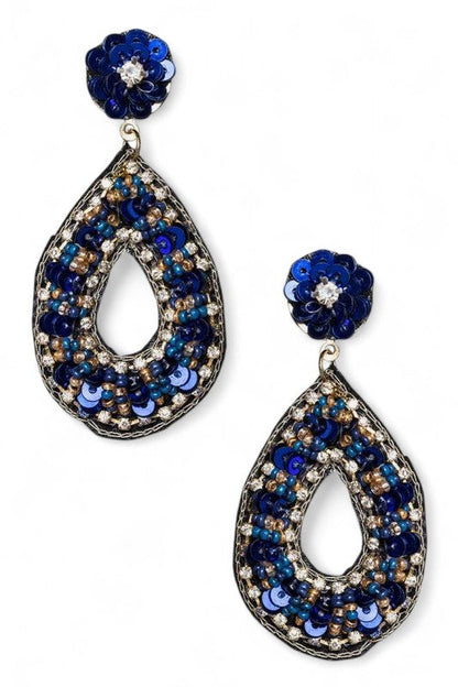 Beaded Sequins Iconic Earrings Shop Style & More | Fresh Looks, Everyday Deals & Free Shipping