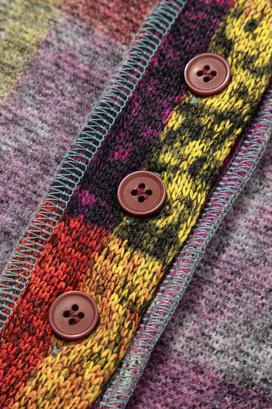 Brushed Check  Pocket Thumbholes Henley Hoodie Shop Style & More | Fresh Looks, Everyday Deals & Free Shipping