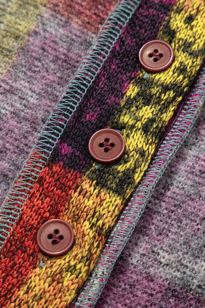 Brushed Check  Pocket Thumbholes Henley Hoodie Shop Style & More | Fresh Looks, Everyday Deals & Free Shipping