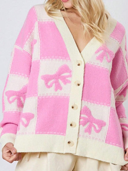 Drop Shoulder Color Block Oversized Cardigan Shop Style & More | Fresh Looks, Everyday Deals & Free Shipping