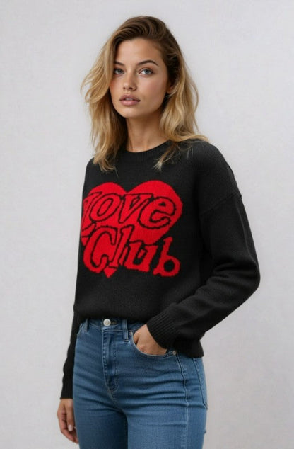 Love Club Heart Knit Sweater Shop Style & More | Fresh Looks, Everyday Deals & Free Shipping