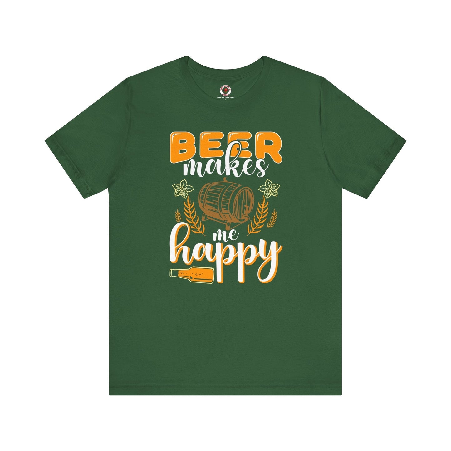 Beer Makes Me Happy T-Shirt The Devil's Pickle
