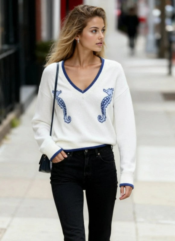 Seahorse Knit Sweater Shop Style & More | Fresh Looks, Everyday Deals & Free Shipping