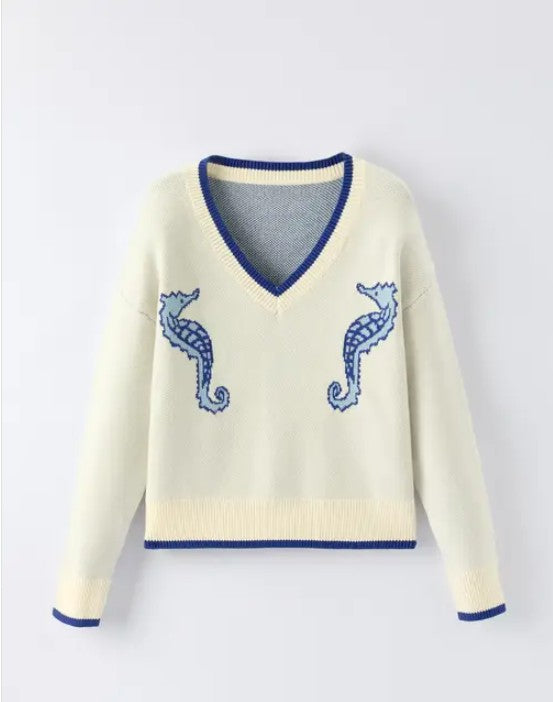 Seahorse Knit Sweater Shop Style & More | Fresh Looks, Everyday Deals & Free Shipping
