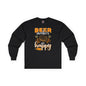 Beer Makes Me Happy Long Sleeve Tee The Devil's Pickle