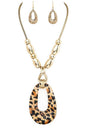 Oversize Teardrop Resin Pendant Necklace Set Shop Style & More | Fresh Looks, Everyday Deals & Free Shipping
