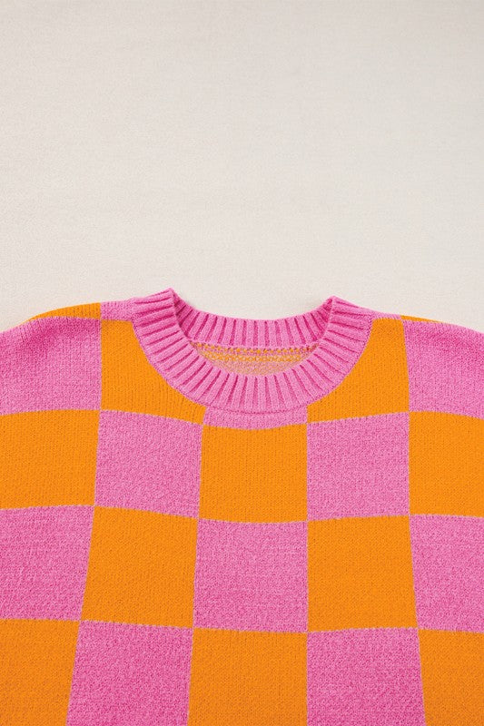 Colorblock Plaid Pattern Ribbed Trim Sweater Tank Shop Style & More | Fresh Looks, Everyday Deals & Free Shipping
