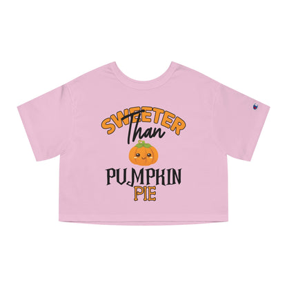 Sweeter Than Pumpkin Pie Cropped T-Shirt The Devil's Pickle