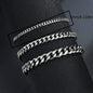 3/5/7/mm Fashion Simple Stainless Steel Cuban Chain Bracelet For Men And Women NovaCart