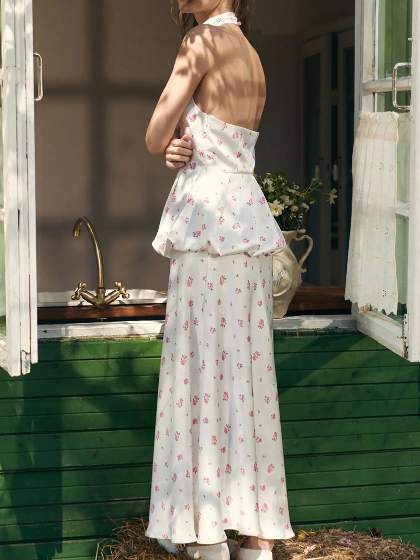 Floral Print Cami and Skirt Set See size chart under “more details” The Fashion Celestial