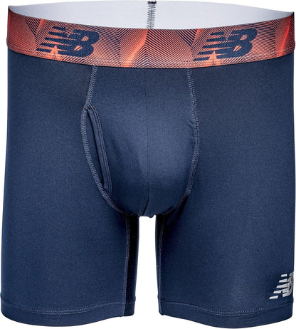 Men'S Performance Boxer Briefs with Fly, Breathable Stretch Underwear, Moisture Wicking, Soft Waistband (3 Pack)