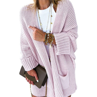 Oversized Fold Over Sleeve Open Front Cardigan Shop Style & More | Fresh Looks, Everyday Deals & Free Shipping