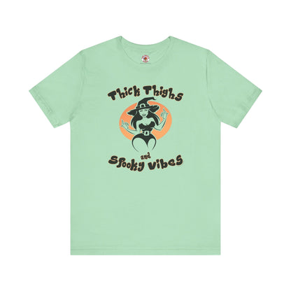 Thick Thighs and Spooky Vibes T-Shirt The Devil's Pickle