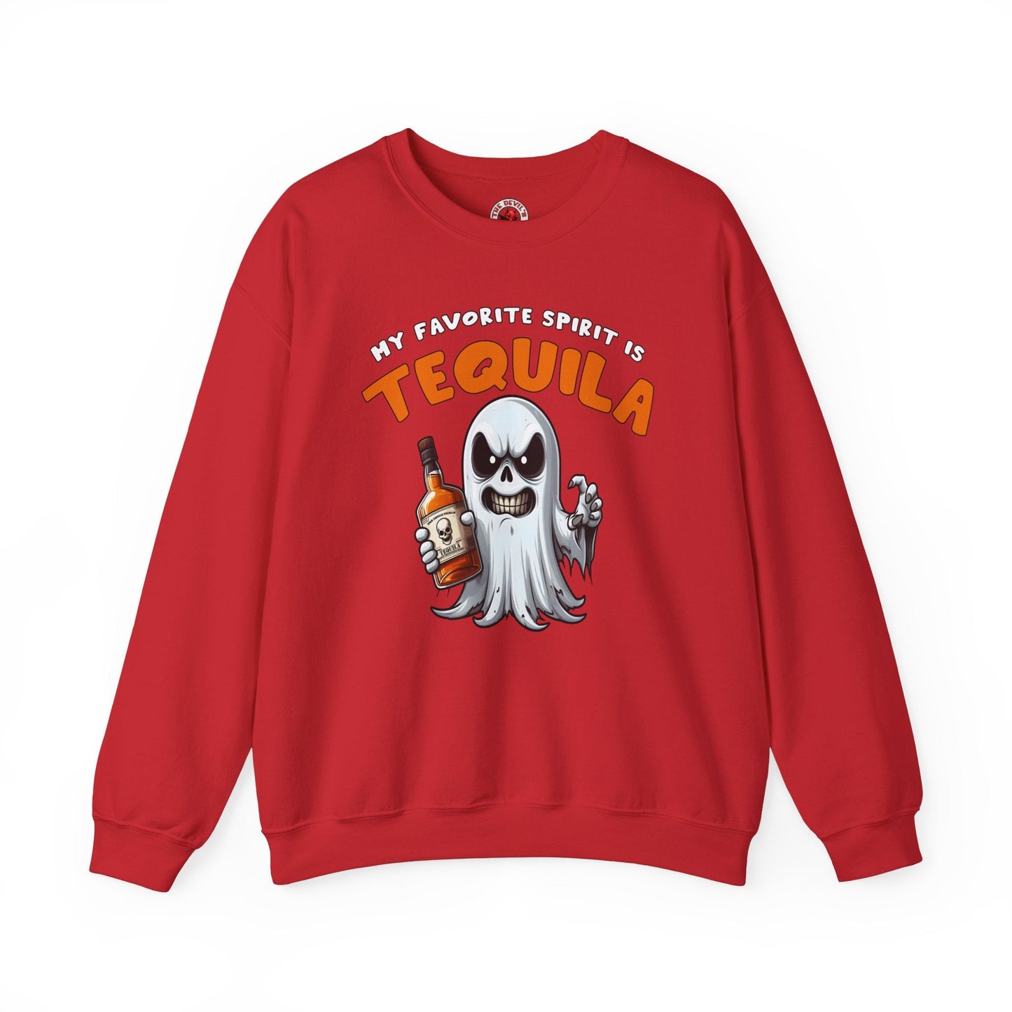 My Favorite Spirit Is Tequila Crewneck Sweatshirt The Devil's Pickle