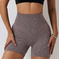 Country Girl High-Waisted Fitness Shorts | Butt Lifting & Ribbed Activewear for Yoga & Running Country in My Heart