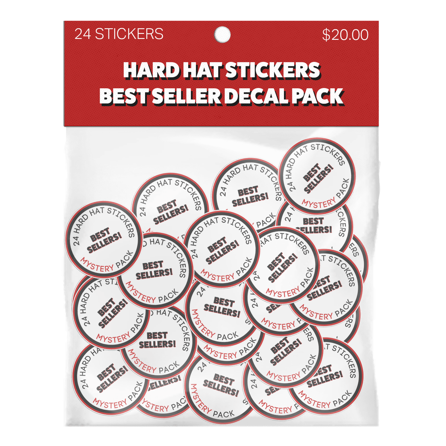 Hard Hat Sticker Best Sellers 24 Pack - $25 Armed American Supply