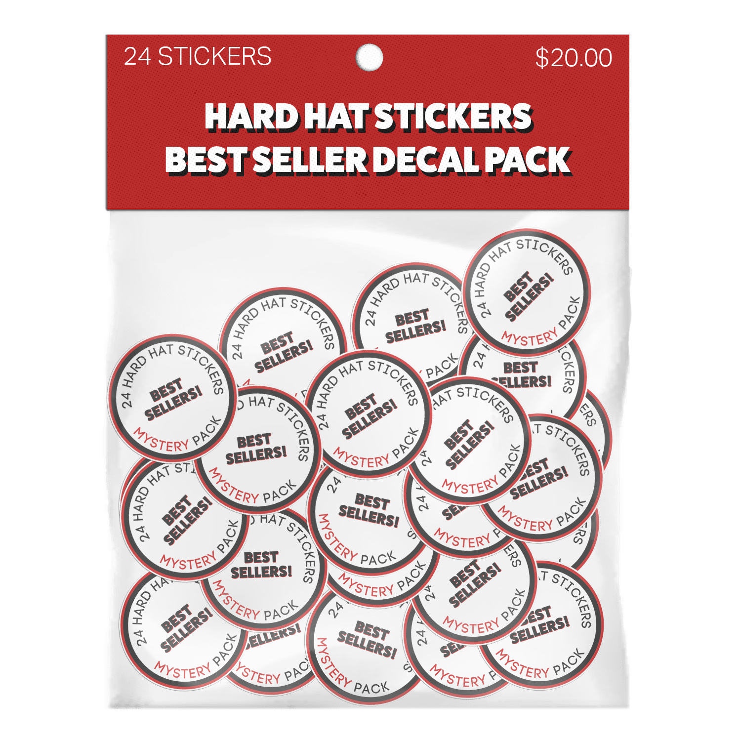 Hard Hat Sticker Best Sellers 24 Pack - $25 Armed American Supply