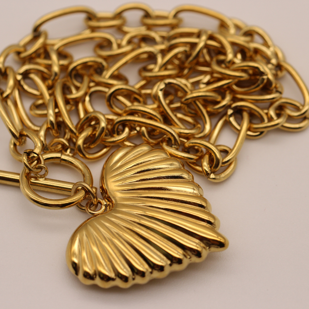 Samantha Heart Necklace Deep South Originals