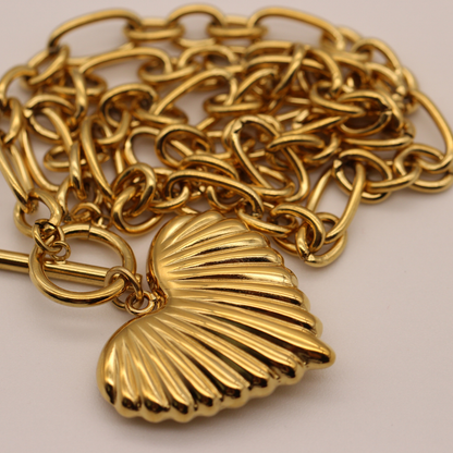 Samantha Heart Necklace Deep South Originals