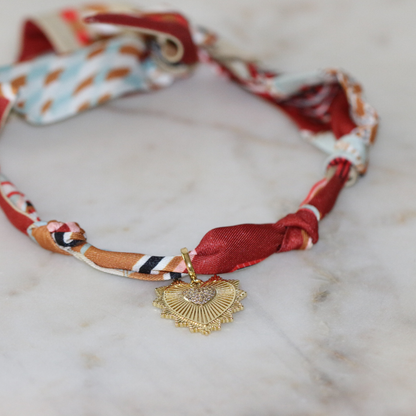 Sunheart Scarf Necklace Deep South Originals
