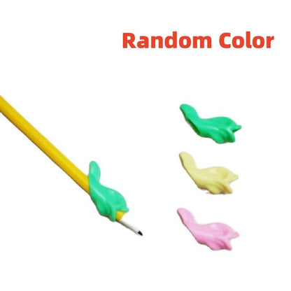 2/4Pcs Children Writing Pencil Pen Holder Student Learning Practice Silicone Pencil Grips for Kid Handwriting Posture Correction Children Pencil Holder Pen Writing Aid Grip Posture Correction Tool Writing Aid to Improve Handwriting for Kids Stevvex