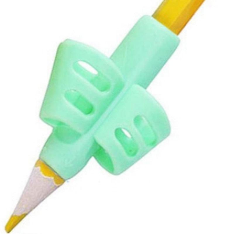 2/4Pcs Children Writing Pencil Pen Holder Student Learning Practice Silicone Pencil Grips for Kid Handwriting Posture Correction Children Pencil Holder Pen Writing Aid Grip Posture Correction Tool Writing Aid to Improve Handwriting for Kids Stevvex