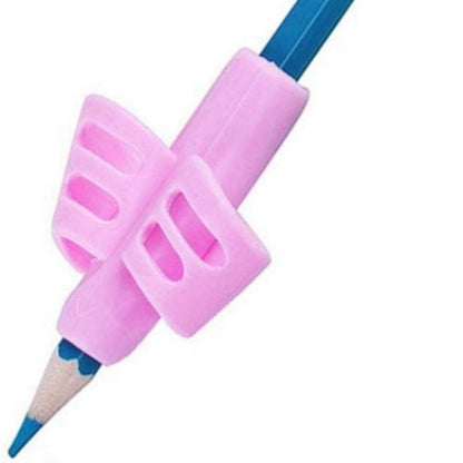 2/4Pcs Children Writing Pencil Pen Holder Student Learning Practice Silicone Pencil Grips for Kid Handwriting Posture Correction Children Pencil Holder Pen Writing Aid Grip Posture Correction Tool Writing Aid to Improve Handwriting for Kids Stevvex