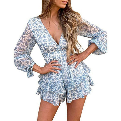 Floral Breeze Chiffon Dress | Casual Printed One-Piece Dress Country in My Heart