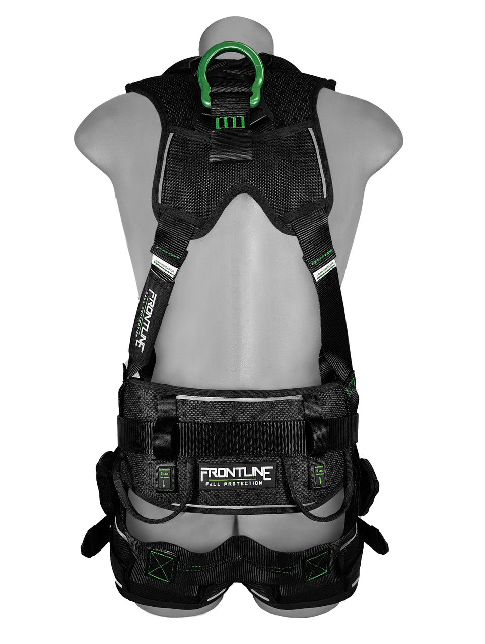 Frontline 250CTB Elite Construction Harness Aluminum Hardware and Suspension Trauma Straps S VM Hardware