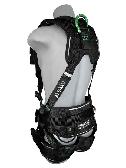 Frontline 250CTB Elite Construction Harness Aluminum Hardware and Suspension Trauma Straps S VM Hardware