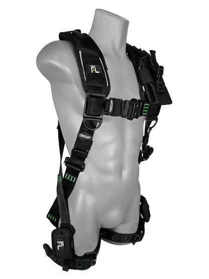Frontline 250VTB Elite Vest Style Harness with Aluminum Hardware and Suspension Trauma Straps S VM Hardware