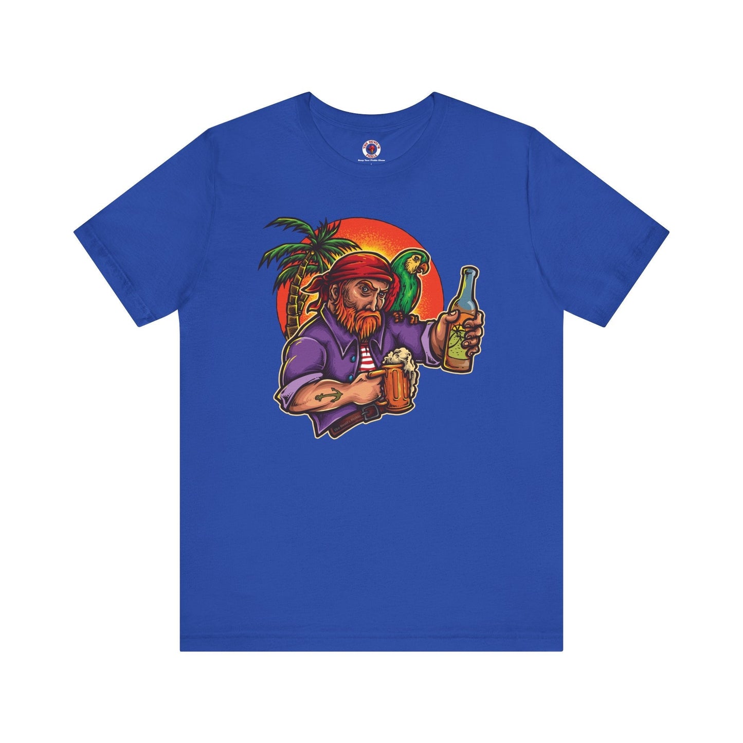 Sunset Pirate Beer T-Shirt The Devil's Pickle