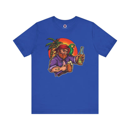 Sunset Pirate Beer T-Shirt The Devil's Pickle