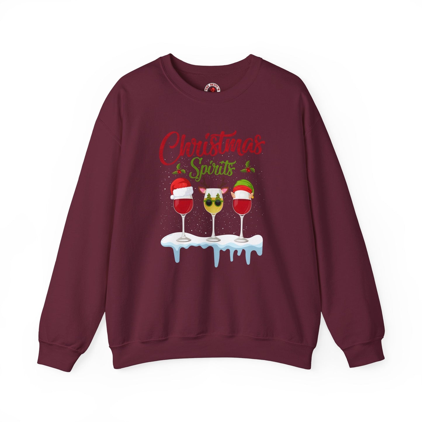 Christmas Spirits Crewneck Sweatshirt The Devil's Pickle