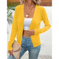 Women’s V‑Neck Button‑Down Cardigan Knit Sweater FitiqueFit