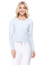 Gem Button Crew Neck Long Sleeve Sweater Cardigan Shop Style & More | Fresh Looks, Everyday Deals & Free Shipping