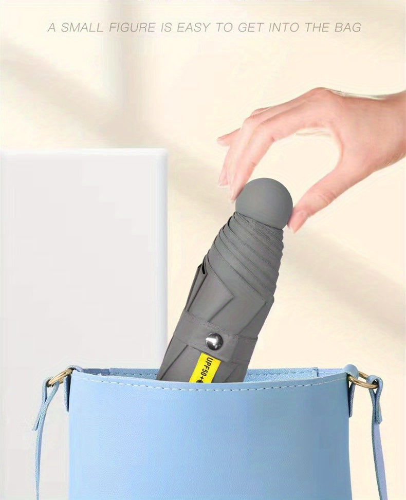 six-rib capsule umbrella, pocket umbrella NovaCart
