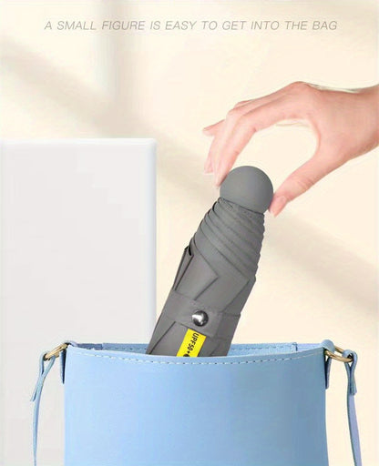six-rib capsule umbrella, pocket umbrella NovaCart