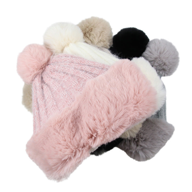 Women’s Winter Princess Mongolian Hat – Warm Plush Fur Fashion Hat FitiqueFit