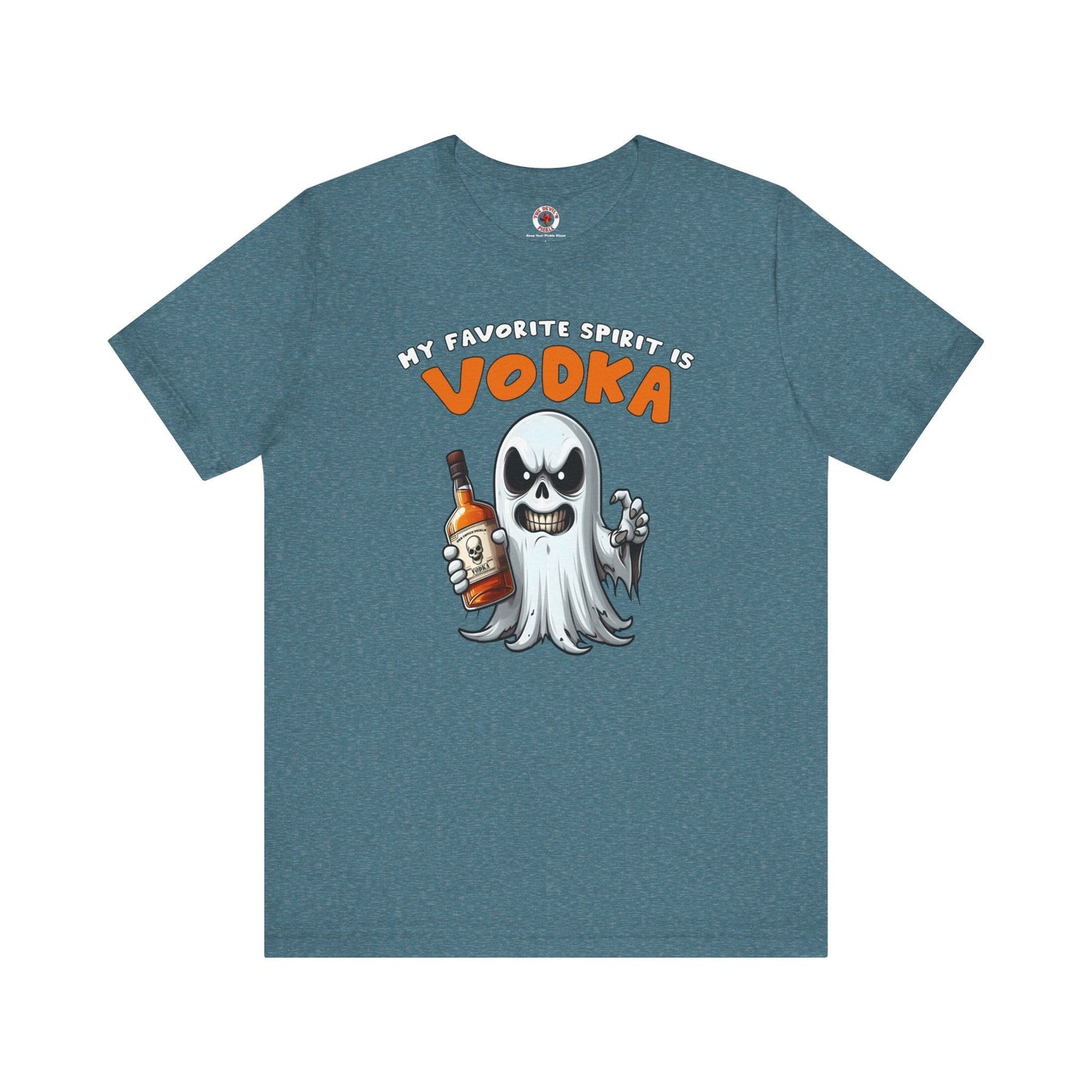 My Favorite Spirit Is Vodka T-Shirt The Devil's Pickle