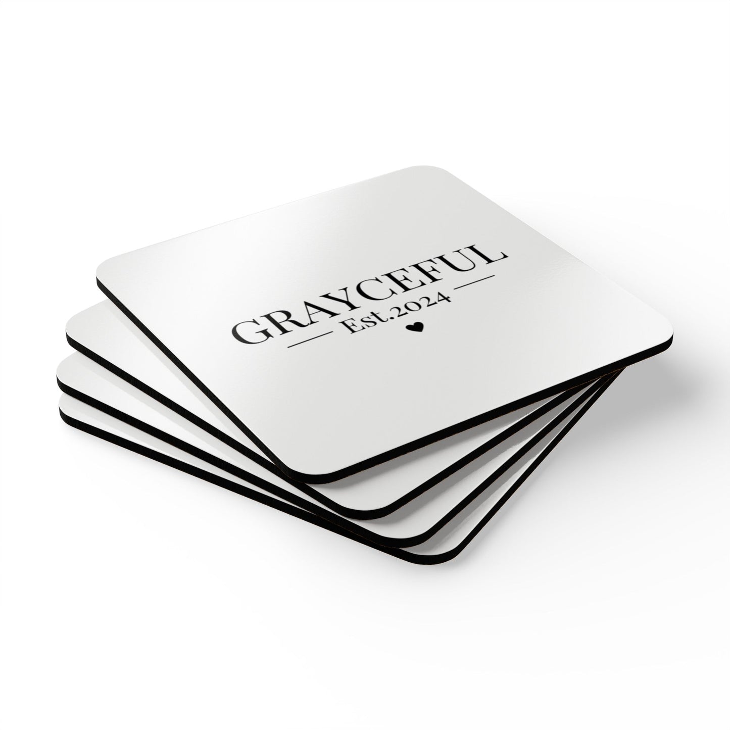 Corkwood Coaster Set Grayceful LLC