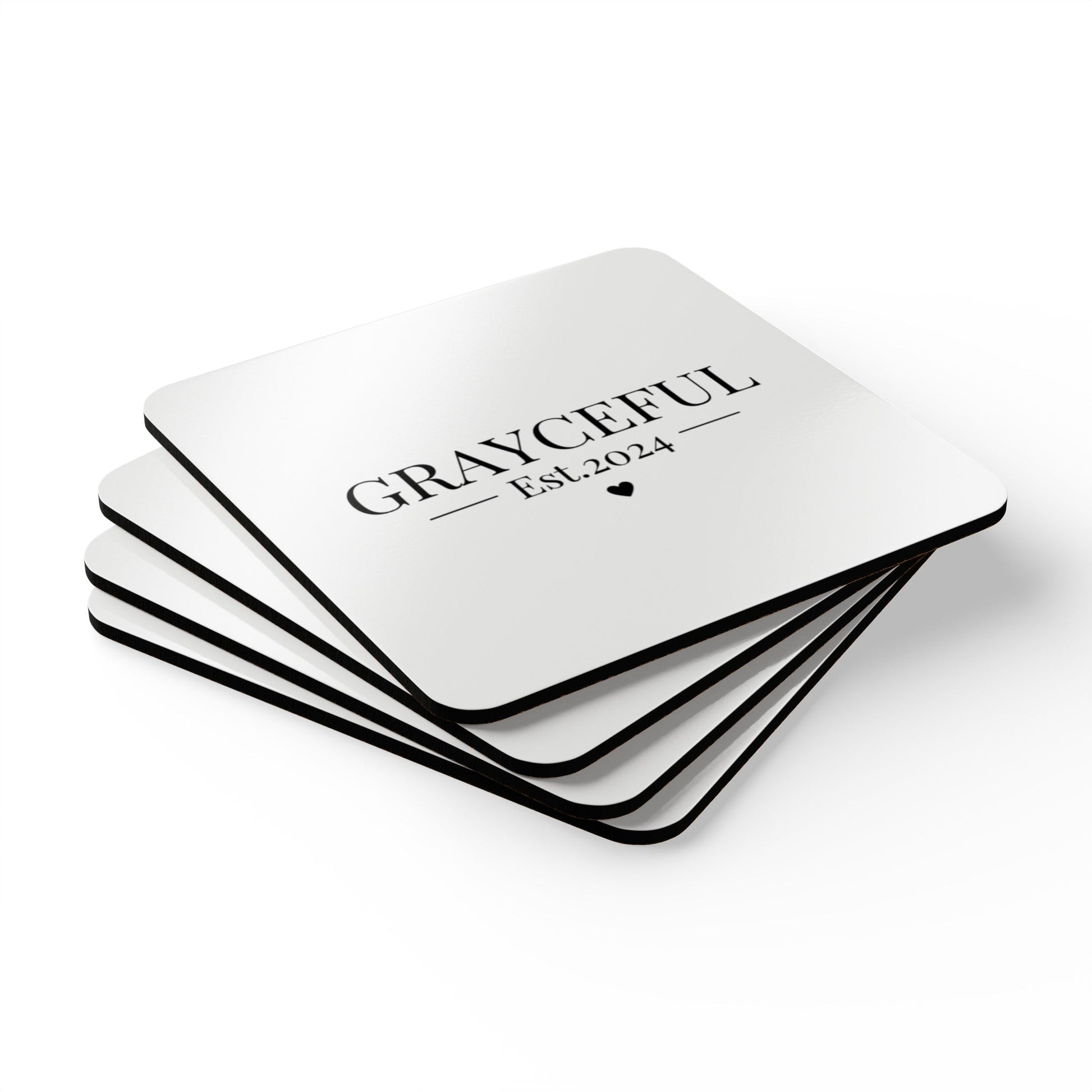 Corkwood Coaster Set Grayceful LLC