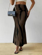 Popular Women's Dress With Zebra Pattern Tight Fitting High Waisted Fish Tail Fashion Skirt Grayceful LLC