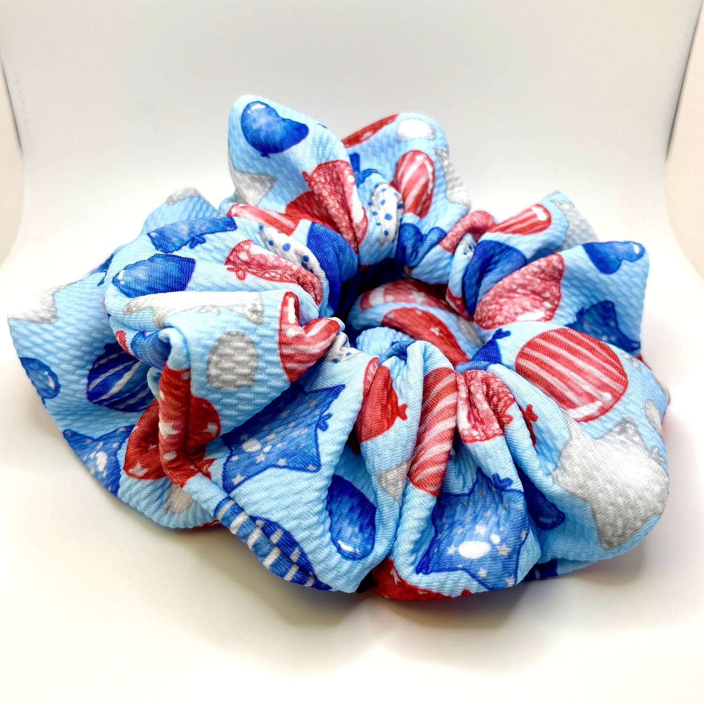 Balloon Patriotic Bullet Scrunchie Enchanted Scrunch